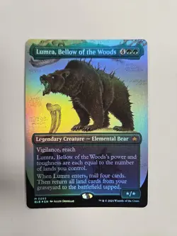 Lumra, Bellow of the Woods (Borderless) (0293) Bloomburrow Foil - Image 1