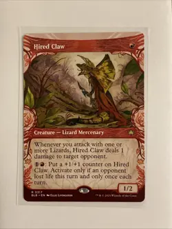 Hired Claw (Showcase) Bloomburrow Regular - Image 1