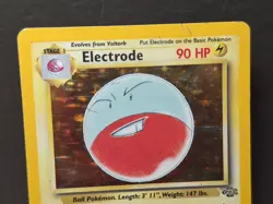 Electrode 2/64 Pokemon TCG Jungle Holo Rare Unlimited 1999 Vintage - Image 3