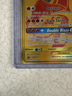 Reshiram & Charizard GX SM247 Sm Holo - Pokemon - Image 2