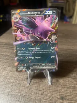 Pokemon TCG Team Rocket’s Nidoking ex SVP 217 Sv: Destined Rivals Promo NM - Image 1
