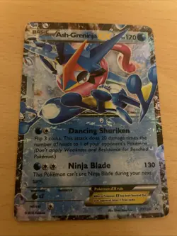 Ash-Greninja EX - XY133 - Black Star Promo - MP - Pokemon - Read Desc. - Image 1