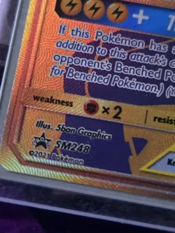 Pikachu Zekrom GX SM248 Black Star Promo 2021 Pokemon Sun And Moon *never played - Image 3