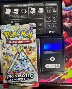Pokemon Prismatic Evolutions Booster Pack -HEAVY 22.55g- Possible Demi/God Pack! - Image 1