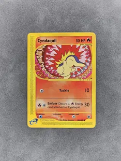 Pokemon TCG Cyndaquil 105/165 Common NonHolo E-reader Expedition - LP - Image 1
