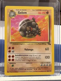 Golem 36/62 Fossil Regular Pokemon TCG LP - French - Image 1