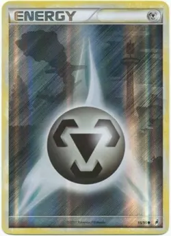 1x Metal Energy (Basic) - 95/95 - Common - Reverse Holo Damaged Pokemon HGSS - C - Image 1