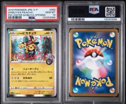 2019 POKEMON JPN S PROMO POKEMON CENTER SHIBUYA OPENING SHIBUYA'S PIKACHU PSA 10 - Image 3