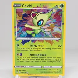 Celebi 009/185 Amazing Rare SWSH04: Vivid Voltage Pokemon TCG NM - Image 1