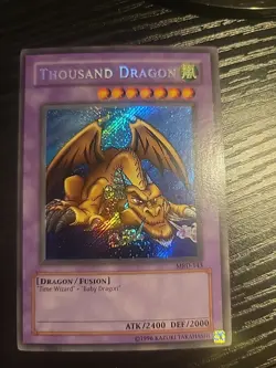 YuGiOh Thousand Dragon MRD-143 Unlimited Secret Rare Mint/Near Mint - Image 1