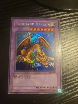 YuGiOh Thousand Dragon MRD-143 Unlimited Secret Rare Mint/Near Mint - Image 2