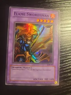 Flame Swordsman LOB-003 Near Mint Condition Never Played with - Image 1