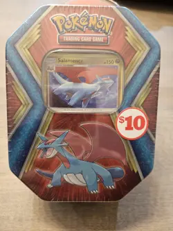 ■ RARE ■ 10 Mini 3-Card Booster Packs Pokemon TCG Salamence Dragons Tin - Image 1