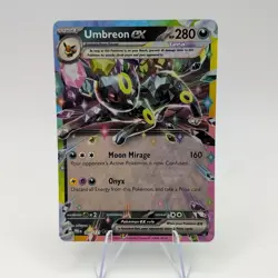Pokemon TCG Umbreon EX 060/131 Double Rare Holo Card NM - Image 1