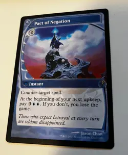 MTG English Pact of Negation (Future Sight) NM Normal Mystery Booster 2 - Image 1