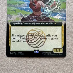 Magic the Gathering Avatar Katara, the Fearless Promo Trading Card SDCC 2025 - Image 2