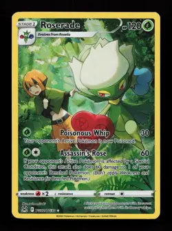 Roserade TG02/TG30 Ultra Rare SWSH11: Lost Origin Trainer Gallery Pokemon Card - Image 1