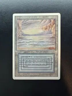 Magic: The Gathering Underground Sea Revised Edition Dual Land Card - Image 1