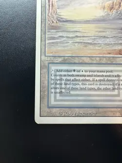 Magic: The Gathering Underground Sea Revised Edition Dual Land Card - Image 5