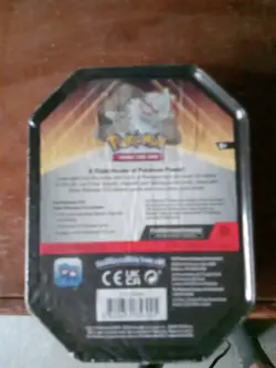 Pokemon Triple Whammy SLAKING Tin 3 Booster Packs 3 Foil Cards TCG New Sealed - Image 2