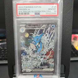 Kingdra ex 131 Sv: Scarlet & Violet Promo Cards Holo psa 10 - Image 1