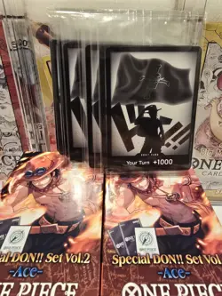 1x - Ace Don!! Card - Special Don!! Set Vol. 2 - One Piece Promotion Card Foil - Image 1