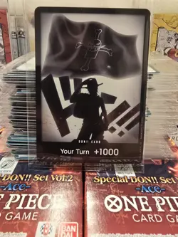 1x - Ace Don!! Card - Special Don!! Set Vol. 2 - One Piece Promotion Card Foil - Image 2