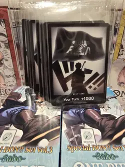 1x Sabo Don!! Card - Special Don!! Set Vol. 3 - One Piece Promotion Card Foil - Image 1