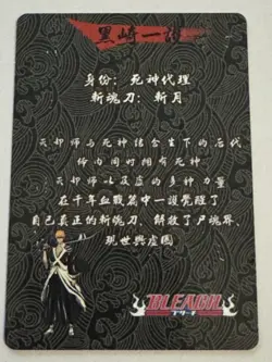 ICHIGO KURASAKI SSR Bleach Holographic CCG TCG Anime Collectible Card - Image 2