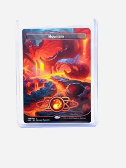 Magic The Gathering, Mountain (238) (Borderless), Unfinity, Regular MT/NM - Image 1