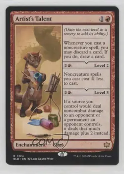 Artist's Talent Magic: Bloomburrow BLB #0124 - Image 1