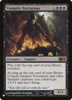 1x Vampire Nocturnus - The List NM-Mint, English Mystery Booster / The List MTG - Image 1