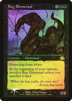 Prophecy MTG Foil Bog Elemental Magic - Image 1