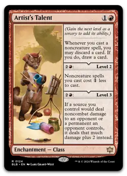 Artist's Talent #124 (NM) Bloomburrow BLB Magic MTG - Image 1