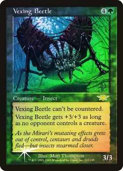 Legions MTG FOIL Vexing Beetle Magic - Image 1