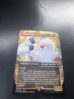 Mog, Moogle Warrior (Borderless) (Chocobo Track Foil) Final Fantasy Magic - 0476 - Image 1