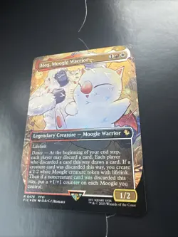 Mog, Moogle Warrior (Borderless) (Chocobo Track Foil) Final Fantasy Magic - 0476 - Image 2
