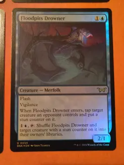 4x Floodpits Drowner FOIL **NEAR MINT** **UNPLAYED** MTG - Image 2