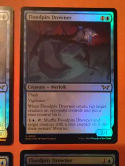 4x Floodpits Drowner FOIL **NEAR MINT** **UNPLAYED** MTG - Image 4