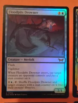 4x Floodpits Drowner FOIL **NEAR MINT** **UNPLAYED** MTG - Image 5