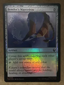 Foil* Bender's Waterskin - Avatar: The Last Airbender TLA - NM MTG - Image 1