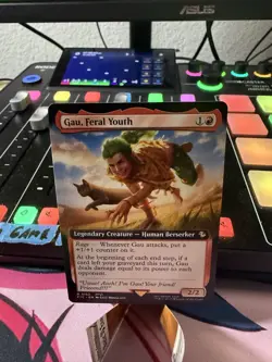 Gau, Feral Youth (Extended Art) Commander: Final Fantasy Regular MTG - Image 1
