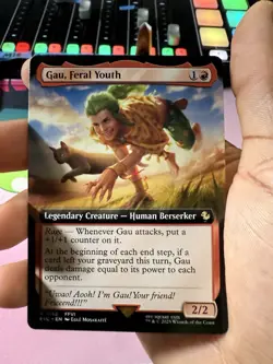Gau, Feral Youth (Extended Art) Commander: Final Fantasy Regular MTG - Image 3