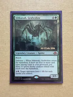 [NM] Ishkanah, Grafwidow - Eldritch Moon Prerelease Promo Foil - MTG - Image 1