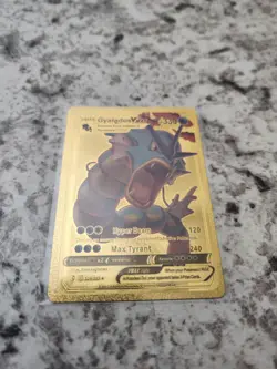 Gyarados Vmax Card Gold Foil Fan Art 029/203 HP330 NM - Image 1