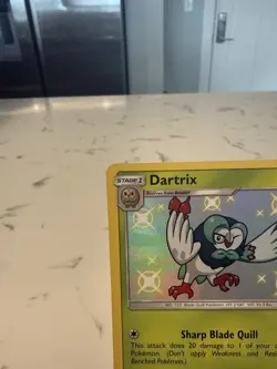 Dartrix Shiny Holo Rare Hidden Fates: Shiny Vault SV3/SV94 NM Pokemon TCG - Image 2