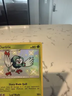 Dartrix Shiny Holo Rare Hidden Fates: Shiny Vault SV3/SV94 NM Pokemon TCG - Image 3