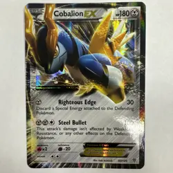 Pokemon TCG Cobalion-EX Black & White 93/135 Regular Holo Rare EX - Image 1