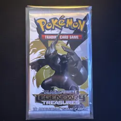 Pokemon Black & White Legendary Treasures Booster Pack NEW Sealed Zekrom Art - Image 1