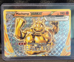 2016 Pokemon Evolutions - Gold Machamp BREAK 60/108 Holo Rare - Image 1